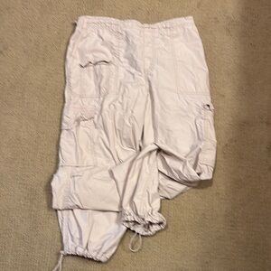 Aeropostale Cargo/parachute tan pants